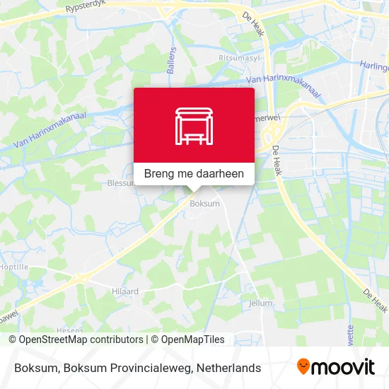 Boksum, Boksum Provincialeweg kaart
