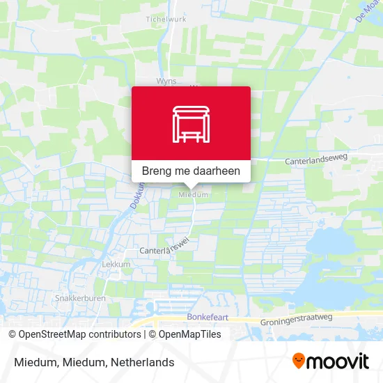 Miedum, Miedum kaart