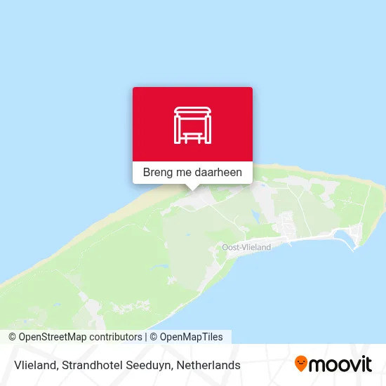 Vlieland, Strandhotel Seeduyn kaart