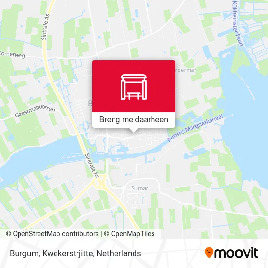 Burgum, Kwekerstrjitte kaart