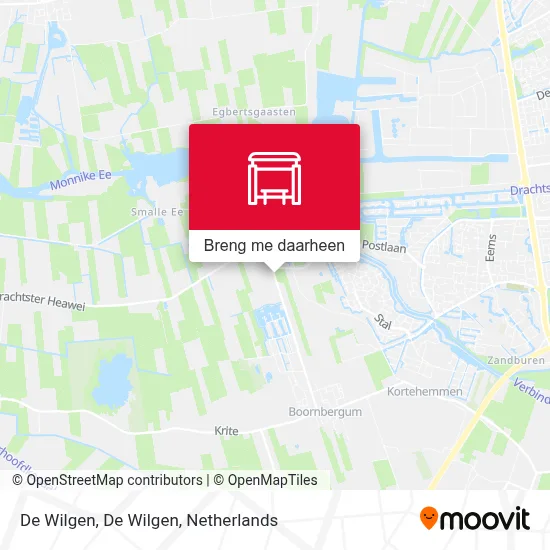 De Wilgen, De Wilgen kaart