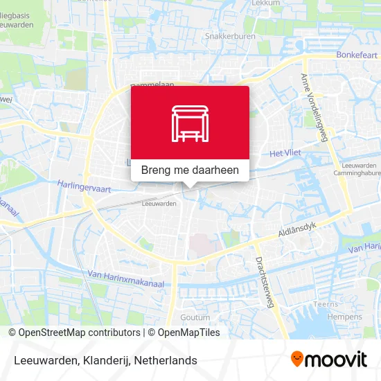 Leeuwarden, Klanderij kaart