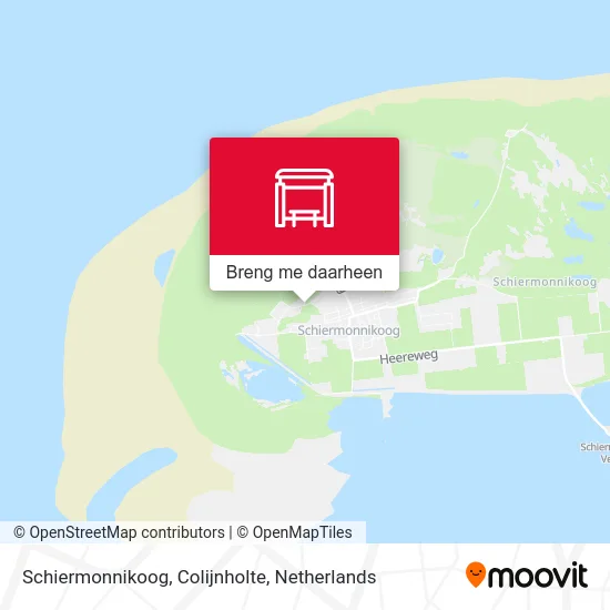 Schiermonnikoog, Colijnholte kaart