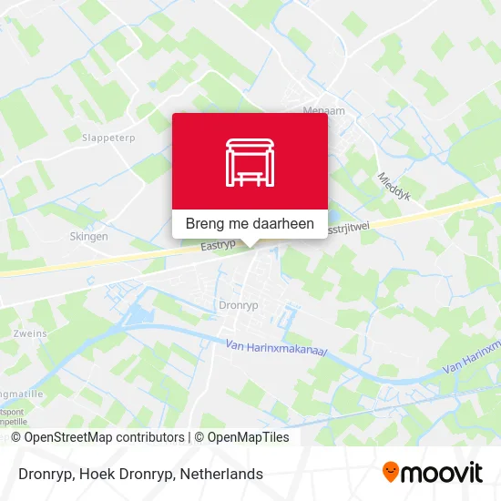 Dronryp, Hoek Dronryp kaart