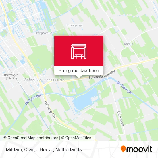 Mildam, Oranje Hoeve kaart