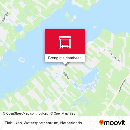 Elahuizen, Watersportcentrum kaart
