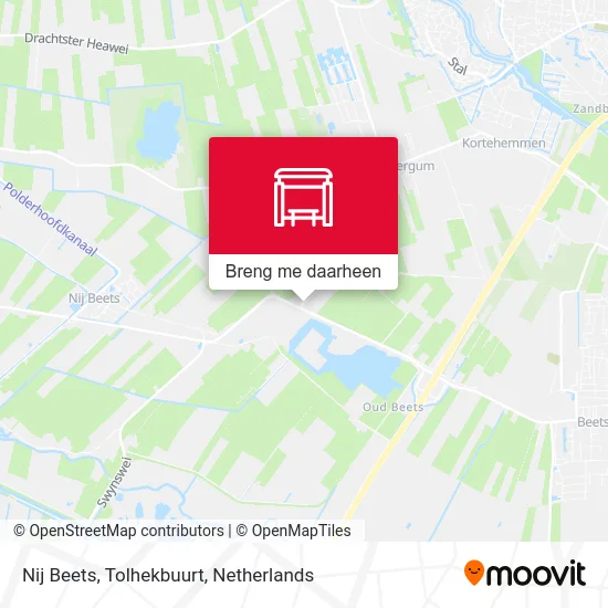 Nij Beets, Tolhekbuurt kaart