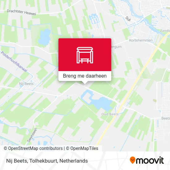 Nij Beets, Tolhekbuurt kaart