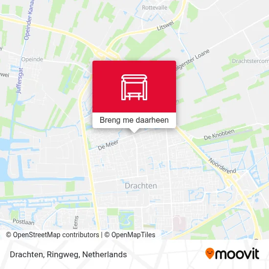 Drachten, Ringweg kaart