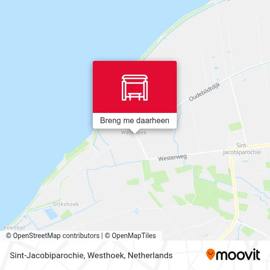 Sint-Jacobiparochie, Westhoek kaart
