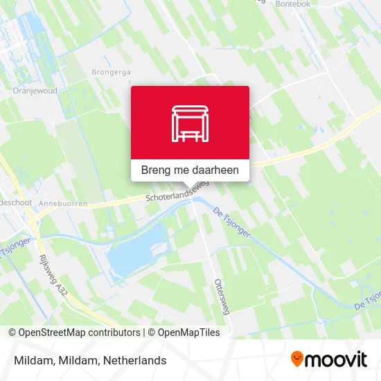 Mildam, Mildam kaart