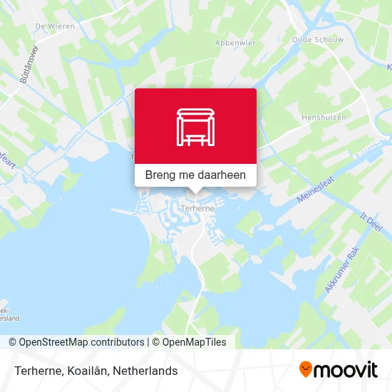 Terherne, Koailân kaart