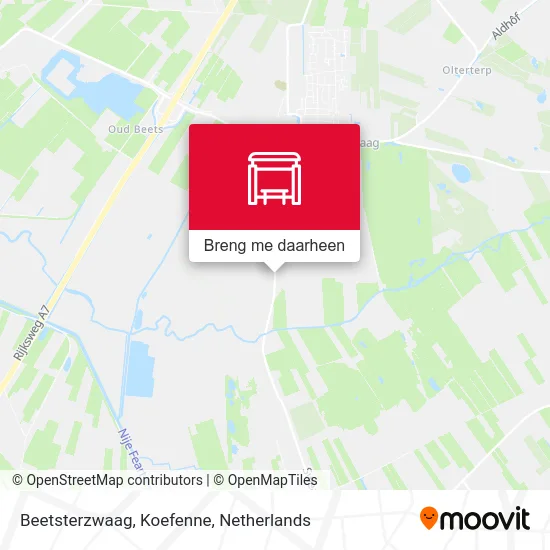 Beetsterzwaag, Koefenne kaart