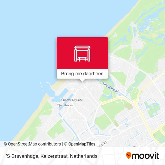 'S-Gravenhage, Keizerstraat kaart