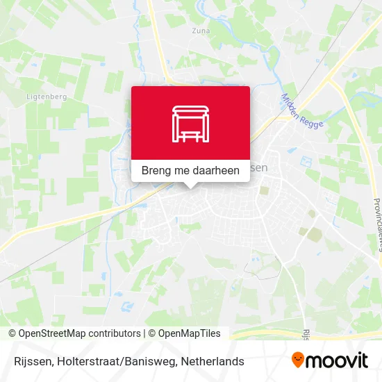 Rijssen, Holterstraat/Banisweg kaart