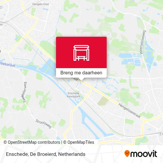 Enschede, De Broeierd kaart