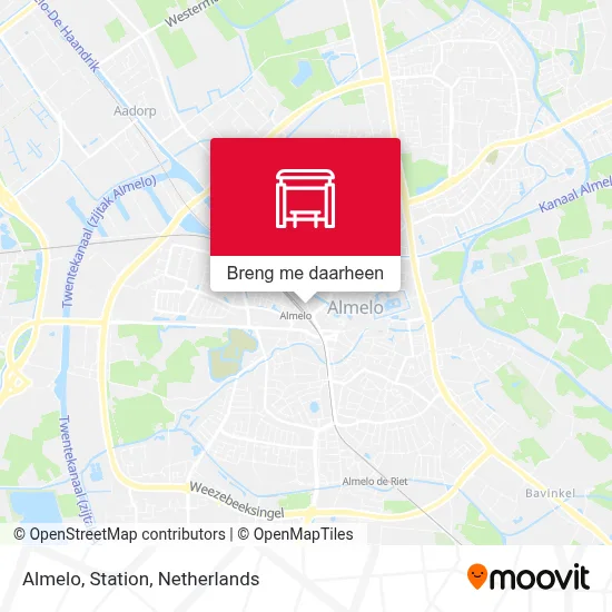 Almelo, Station kaart