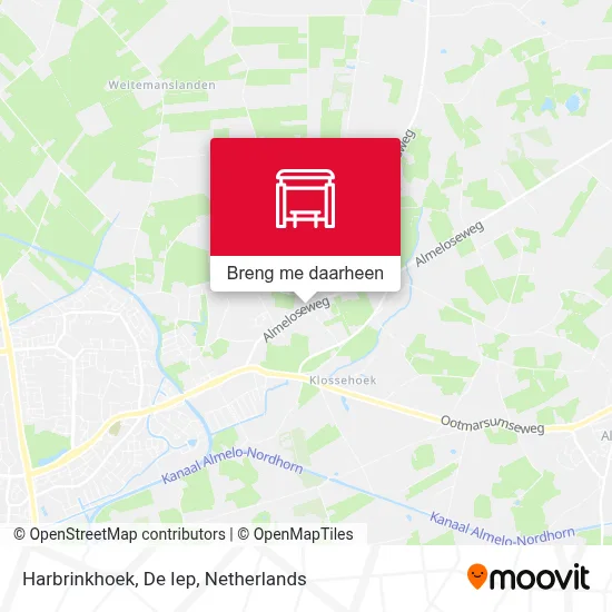 Harbrinkhoek, De Iep kaart