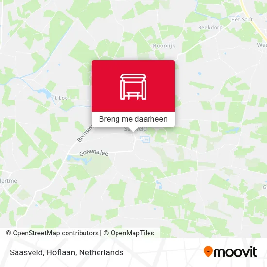 Saasveld, Hoflaan kaart