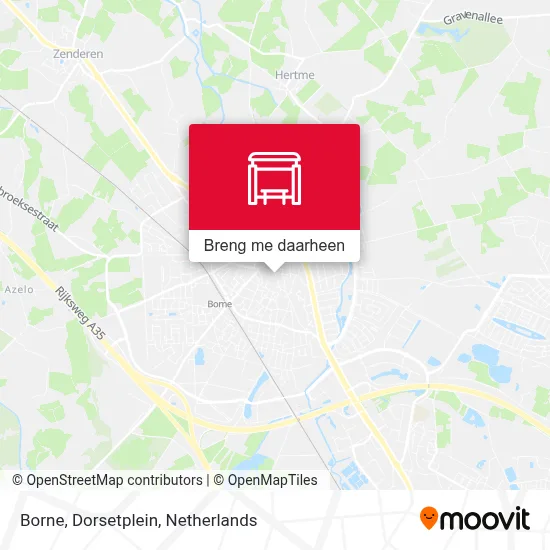 Borne, Dorsetplein kaart