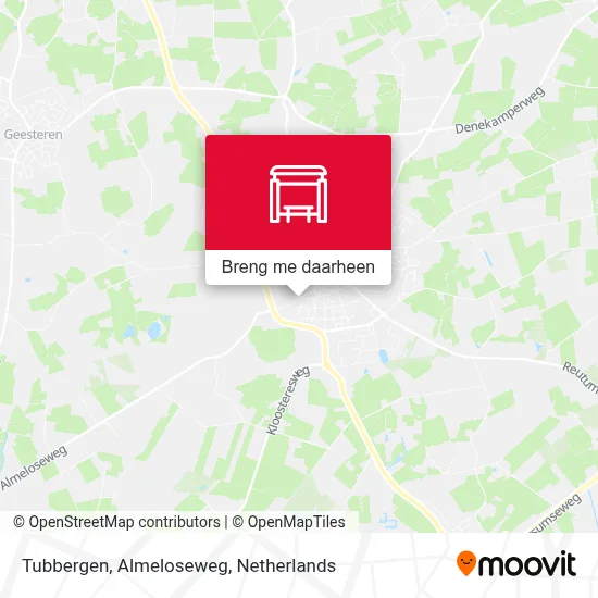 Tubbergen, Almeloseweg kaart