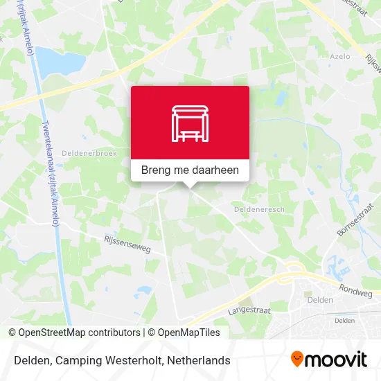 Delden, Camping Westerholt kaart