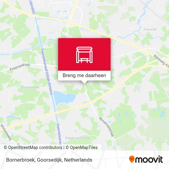 Bornerbroek, Goorsedijk kaart