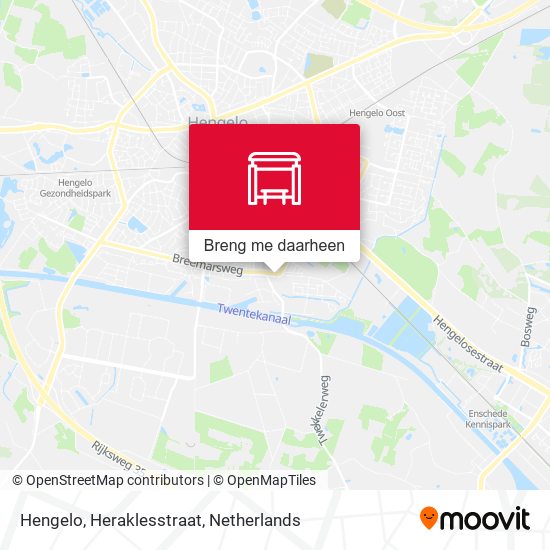 Hengelo, Heraklesstraat kaart