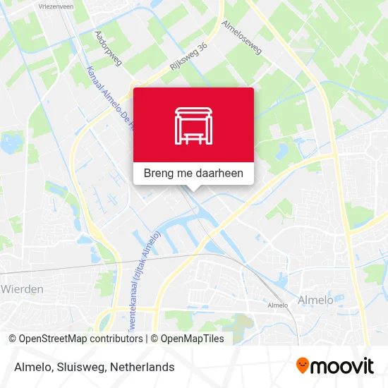 Almelo, Sluisweg kaart