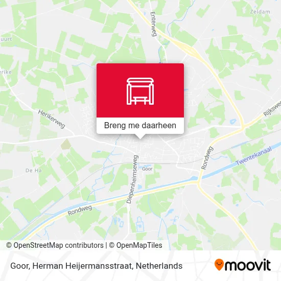 Goor, Herman Heijermansstraat kaart