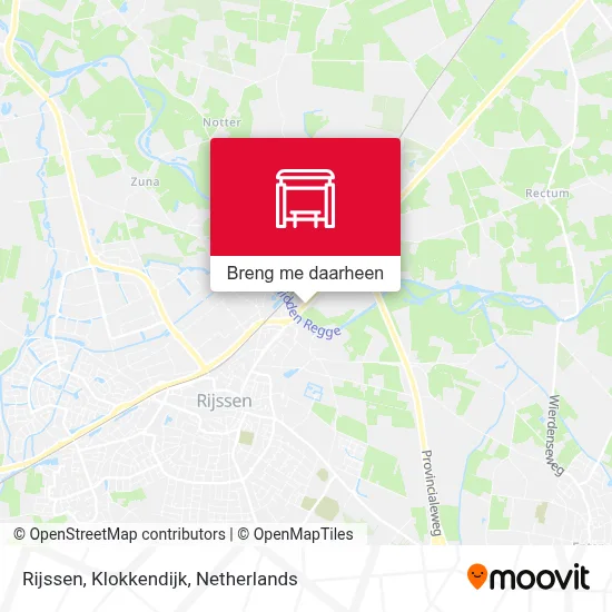 Rijssen, Klokkendijk kaart
