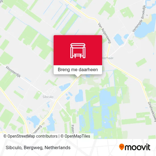 Sibculo, Bergweg kaart