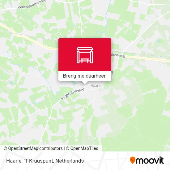 Haarle, 'T Kruuspunt kaart