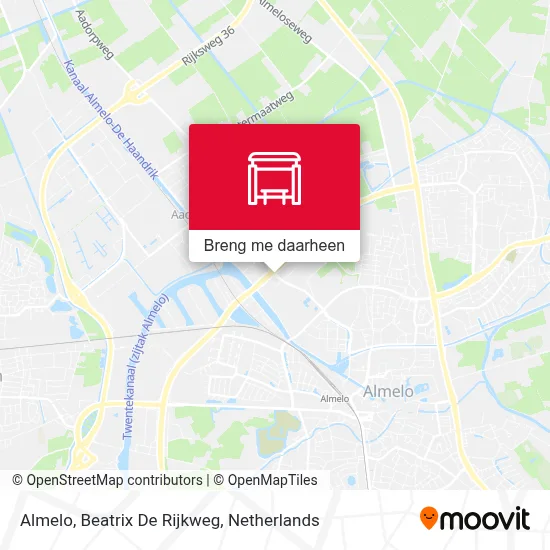 Almelo, Beatrix De Rijkweg kaart