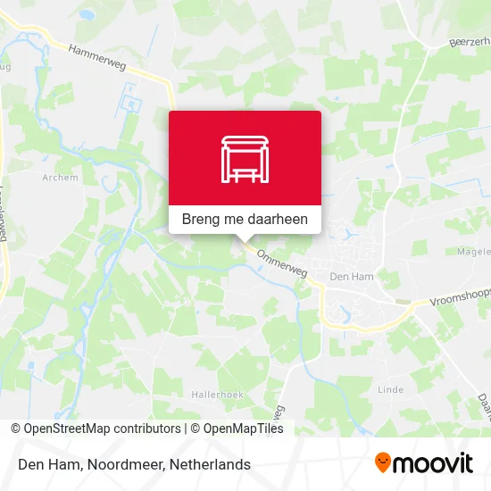 Den Ham, Noordmeer kaart
