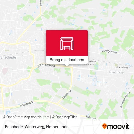 Enschede, Winterweg kaart