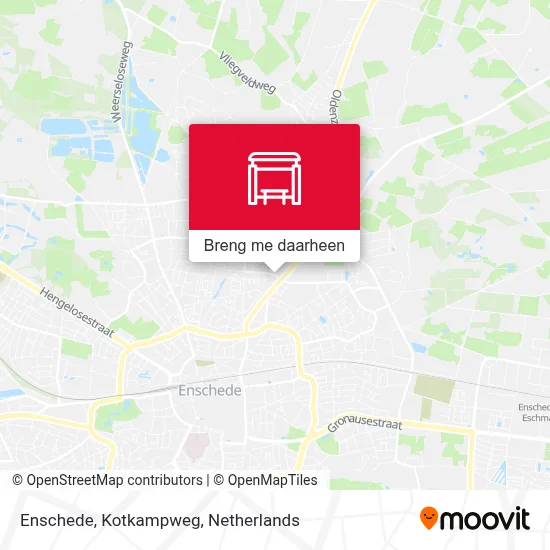 Enschede, Kotkampweg kaart