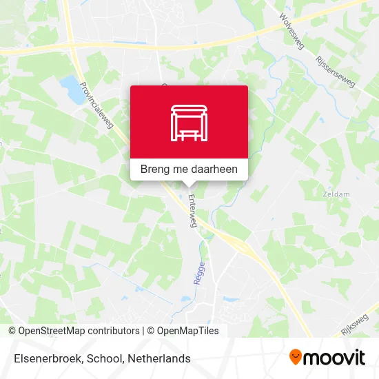 Elsenerbroek, School kaart