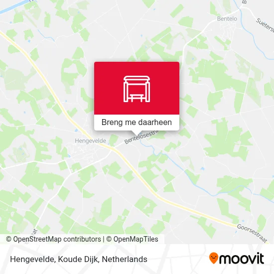 Hengevelde, Koude Dijk kaart