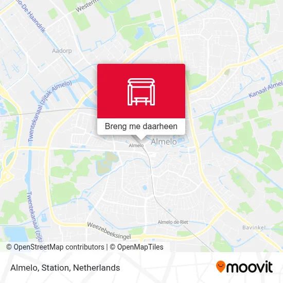 Almelo, Station kaart