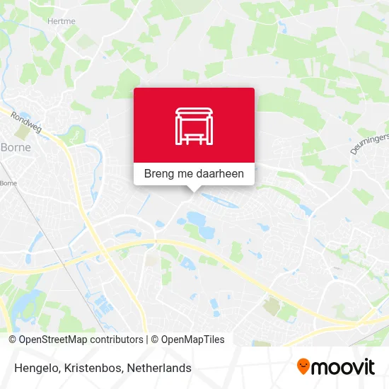Hengelo, Kristenbos kaart