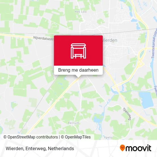 Wierden, Enterweg kaart