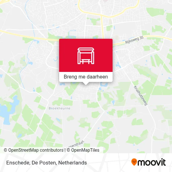 Enschede, De Posten kaart