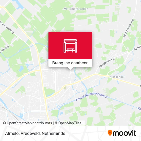 Almelo, Vredeveld kaart