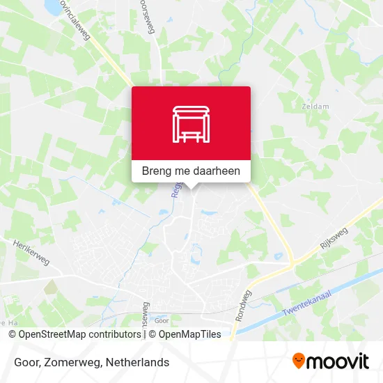 Goor, Zomerweg kaart