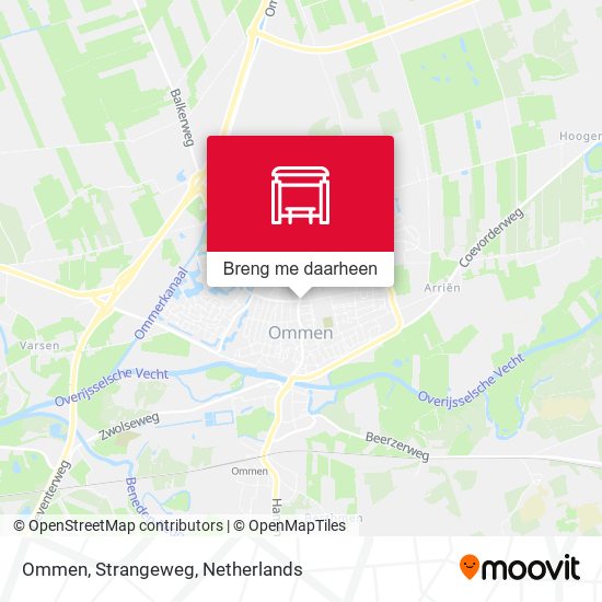 Ommen, Strangeweg kaart