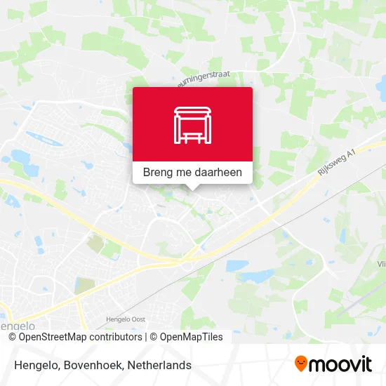 Hengelo, Bovenhoek kaart