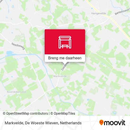Markvelde, De Woeste Wieven kaart