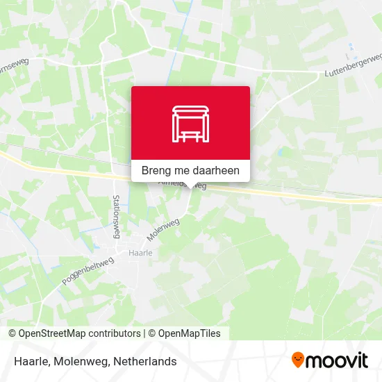 Haarle, Molenweg kaart
