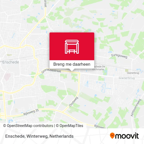 Enschede, Winterweg kaart